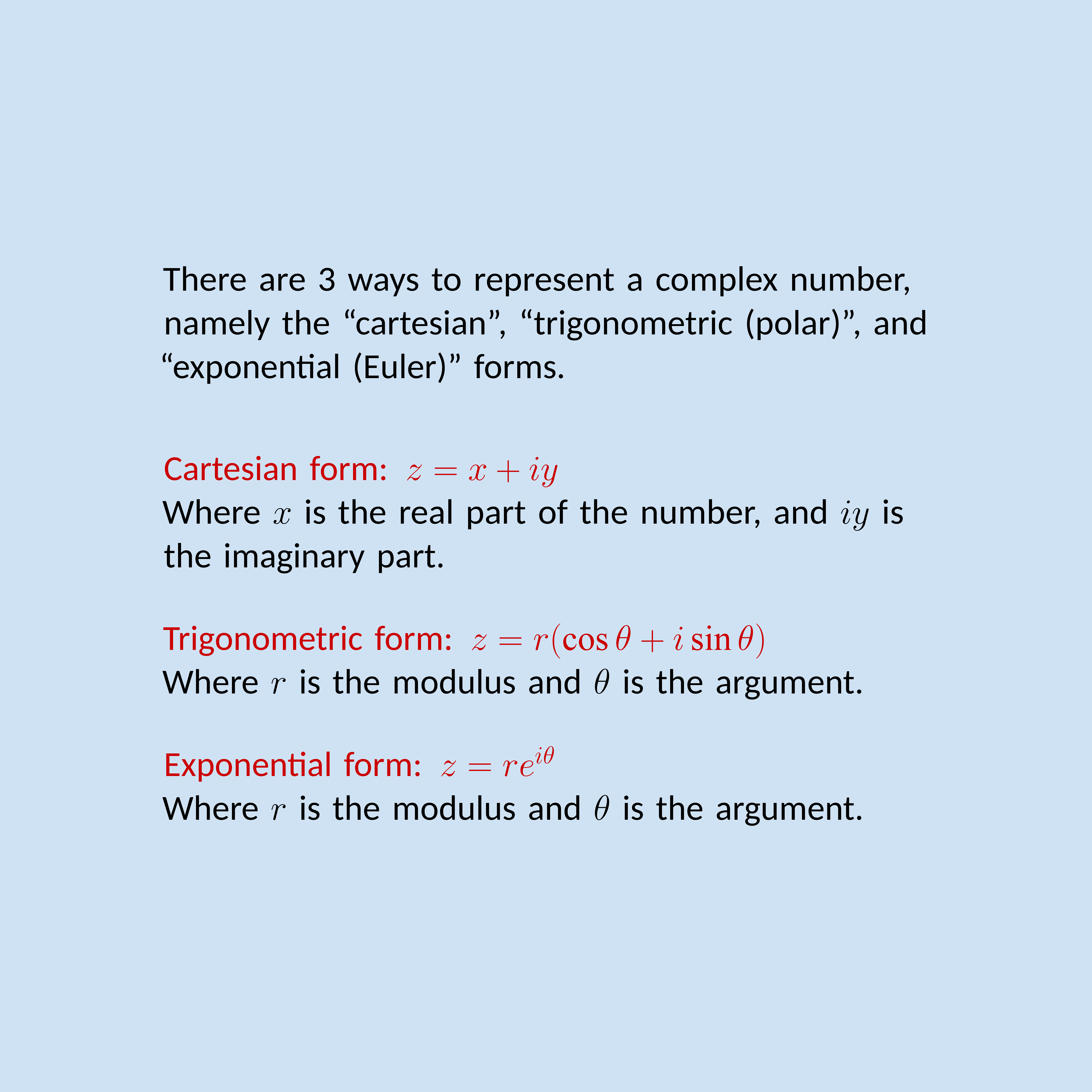 Complex Numbers and the Argand Diagram - Page 2