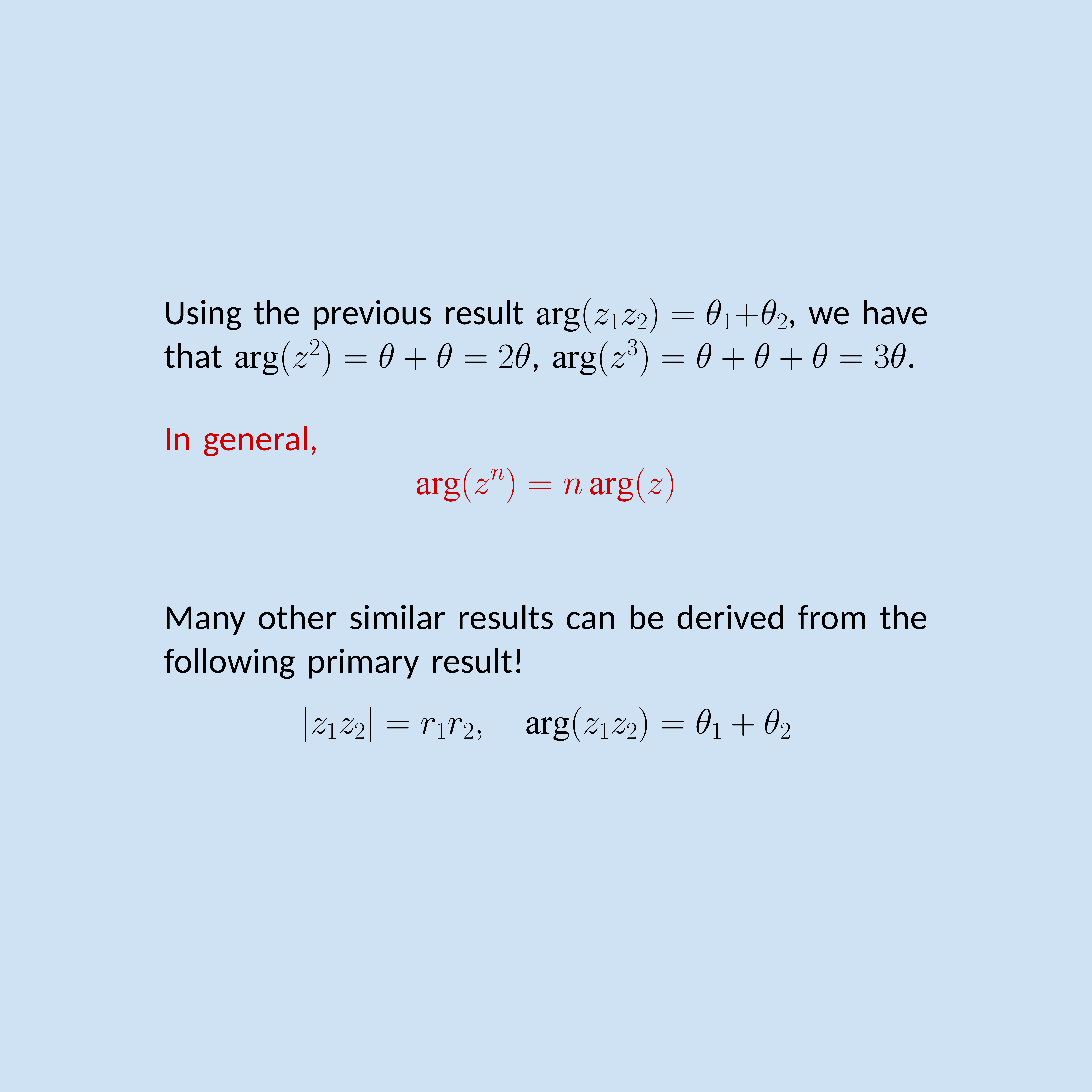 Complex Numbers and the Argand Diagram - Page 7