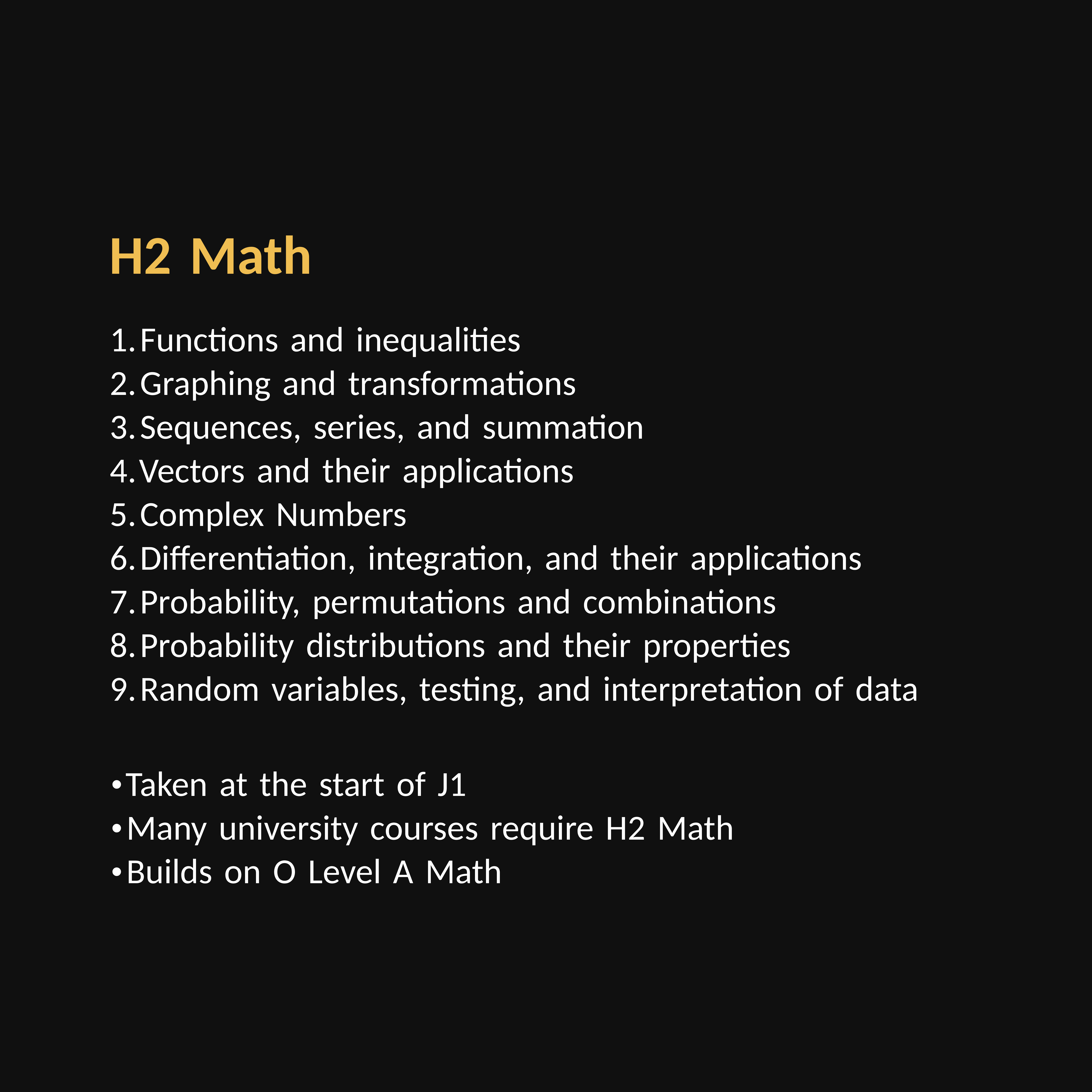 Further Math vs H3 Math - Page 2