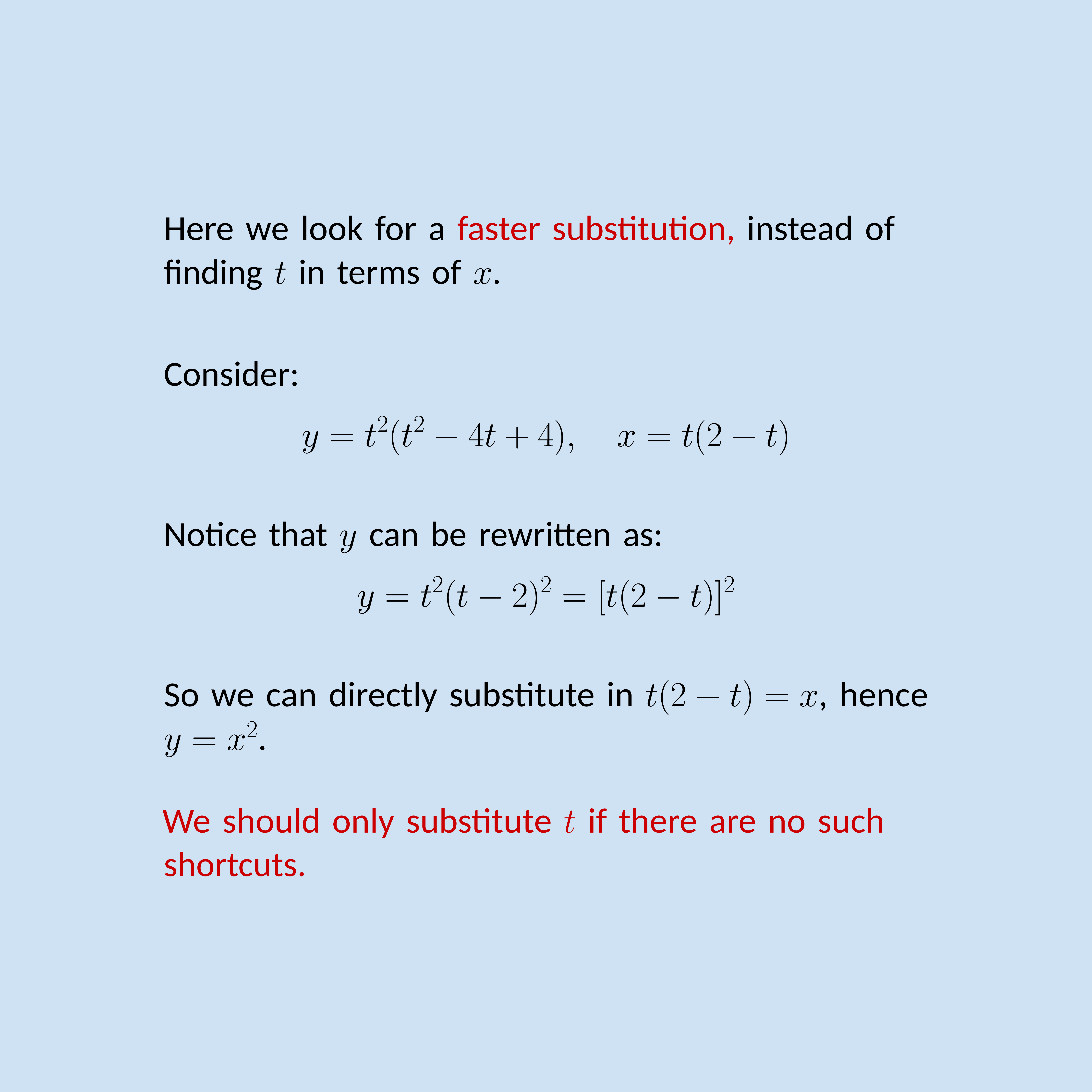 Manipulating Parametric Equations - Page 4