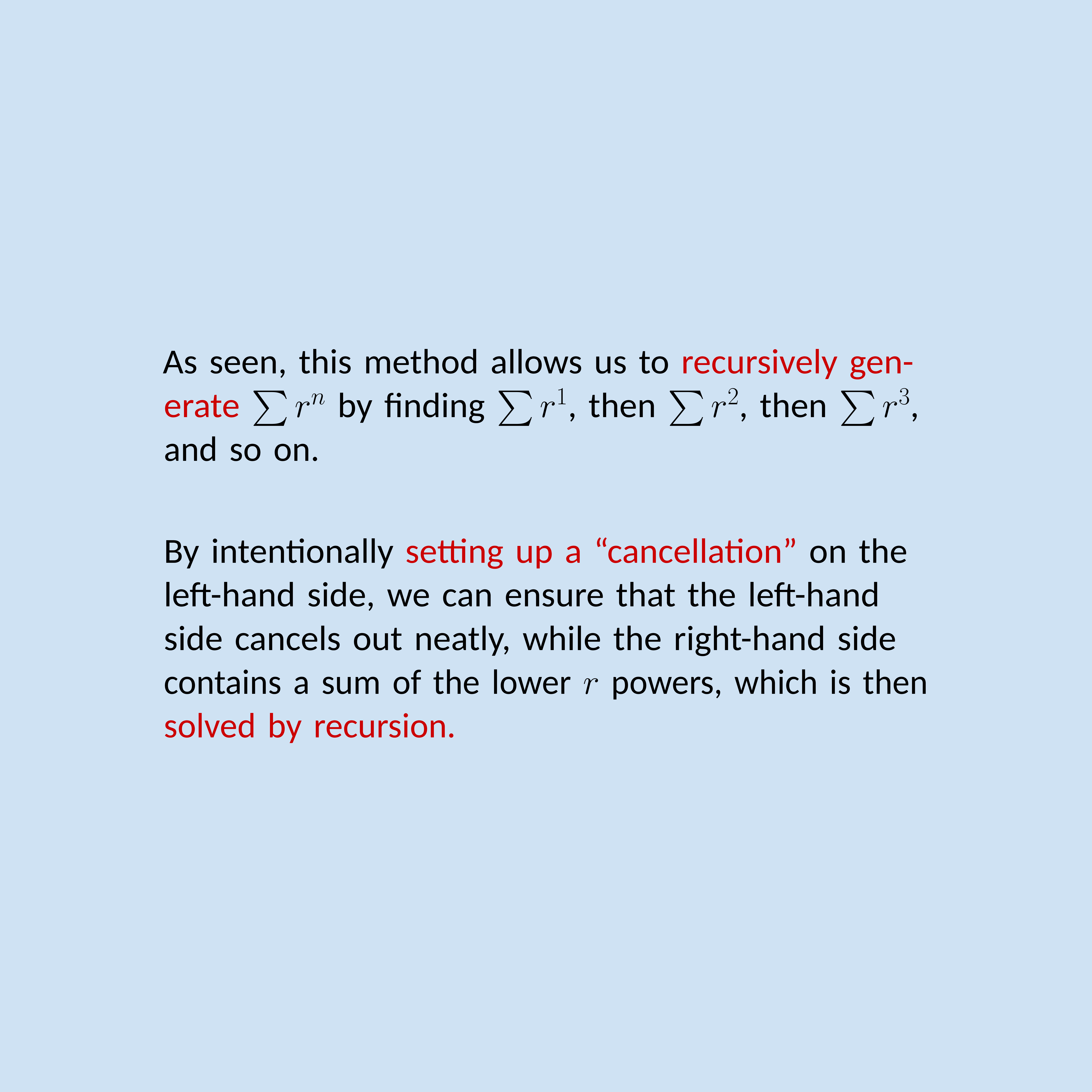 Summation Formulae - Page 4