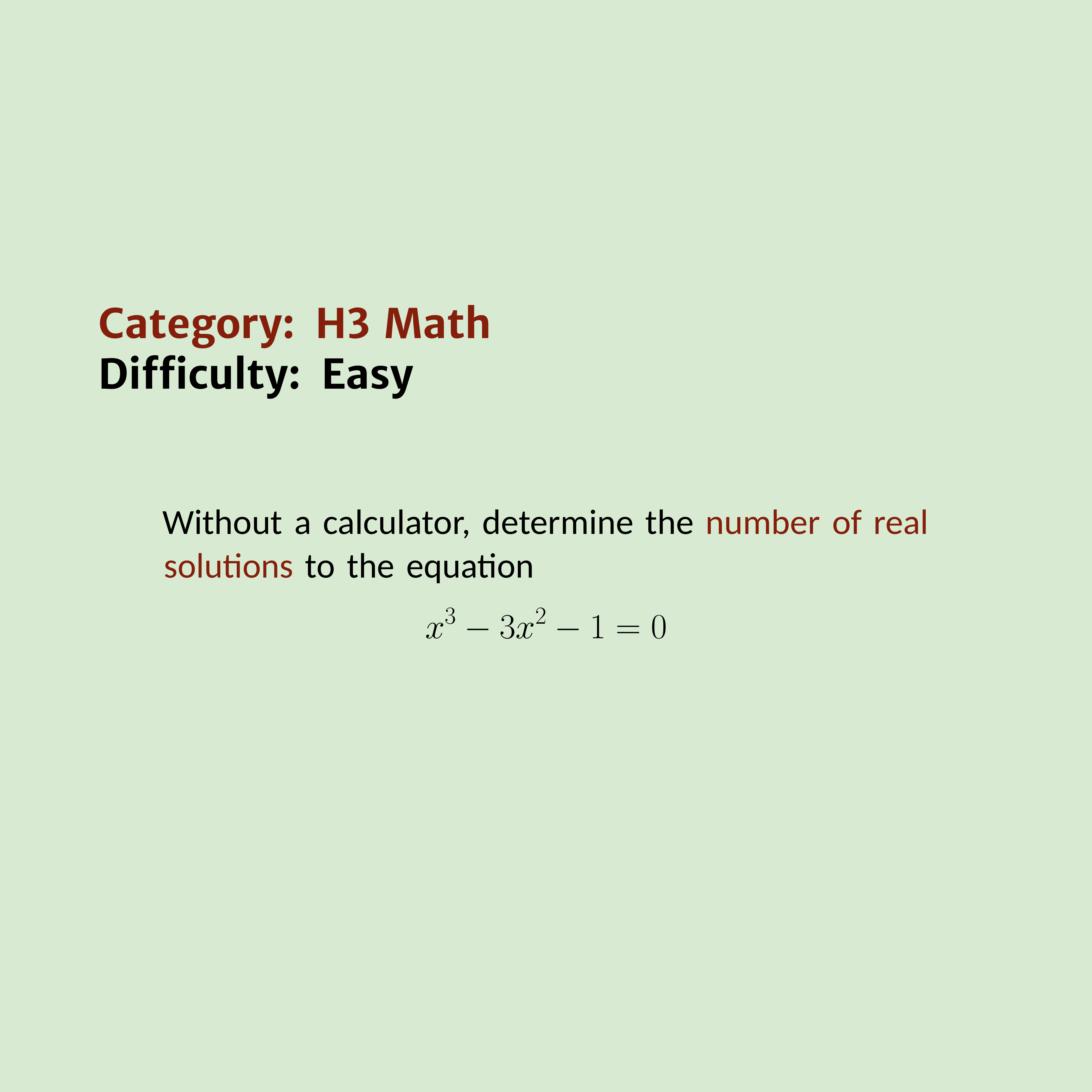 H3 — Intermediate value theorem