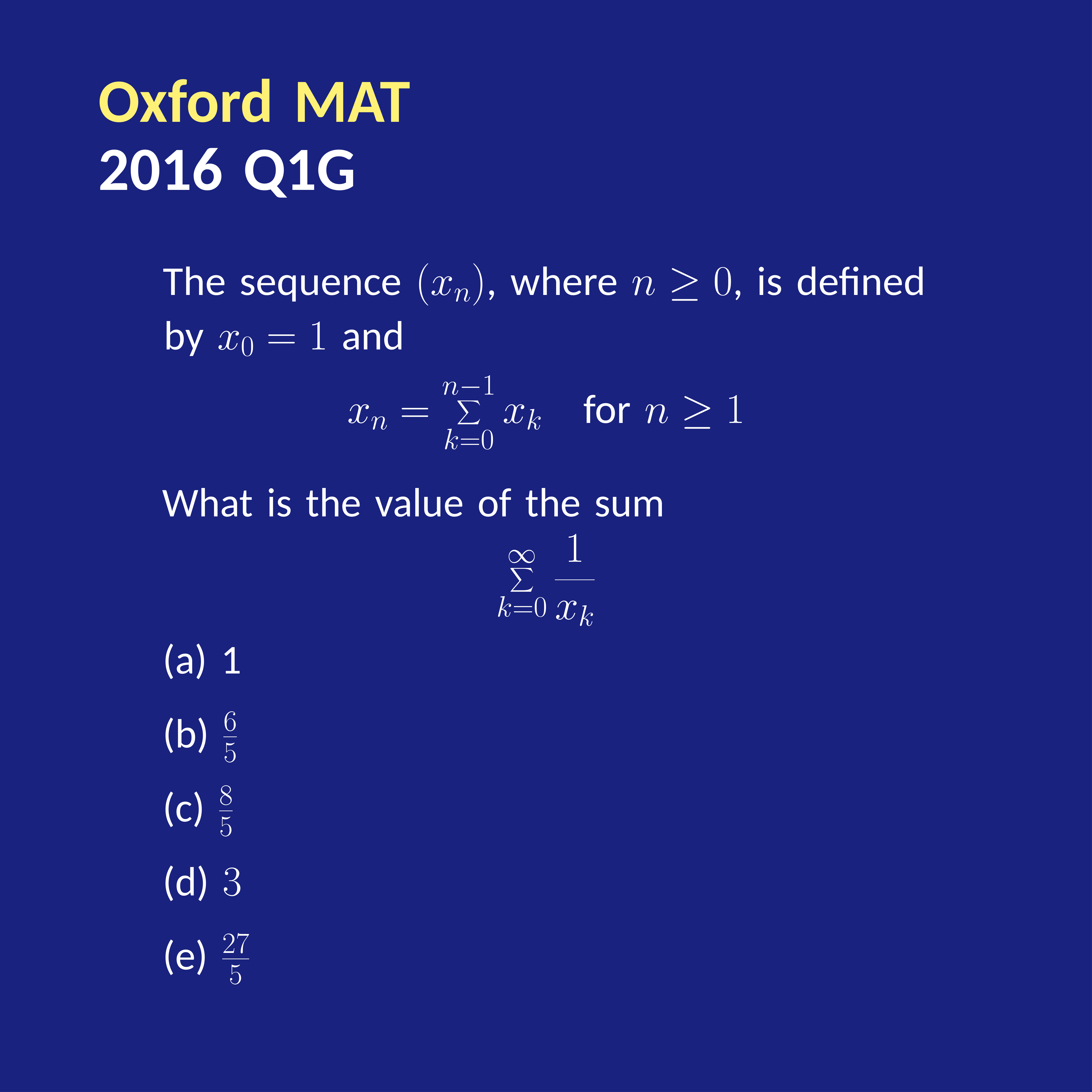 MAT 2016 Q1(g) — Polynomial roots