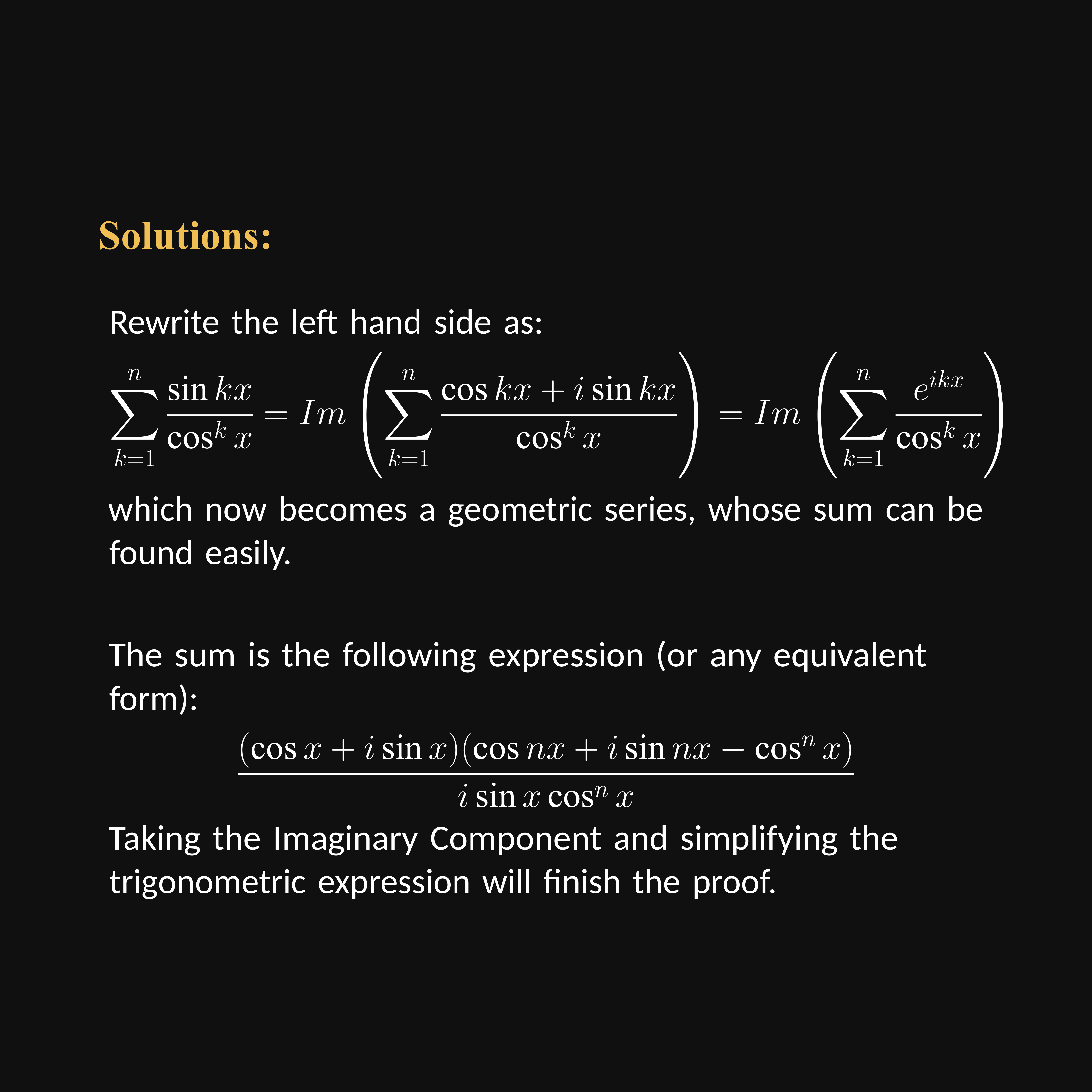 Olympiad telescoping with trigonometry - Page 2