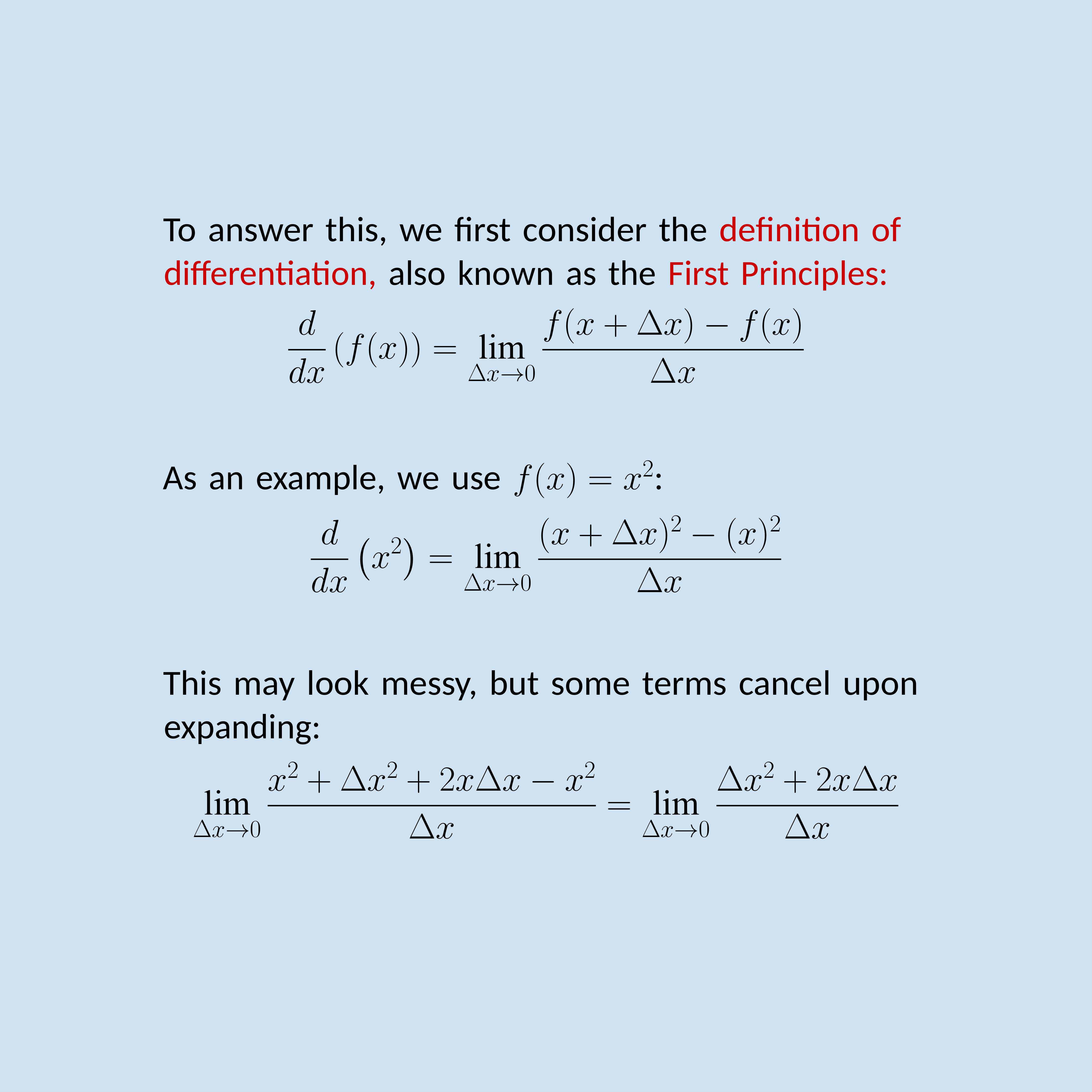 Power rule: Why do we bring down the power and minus 1? - Page 2