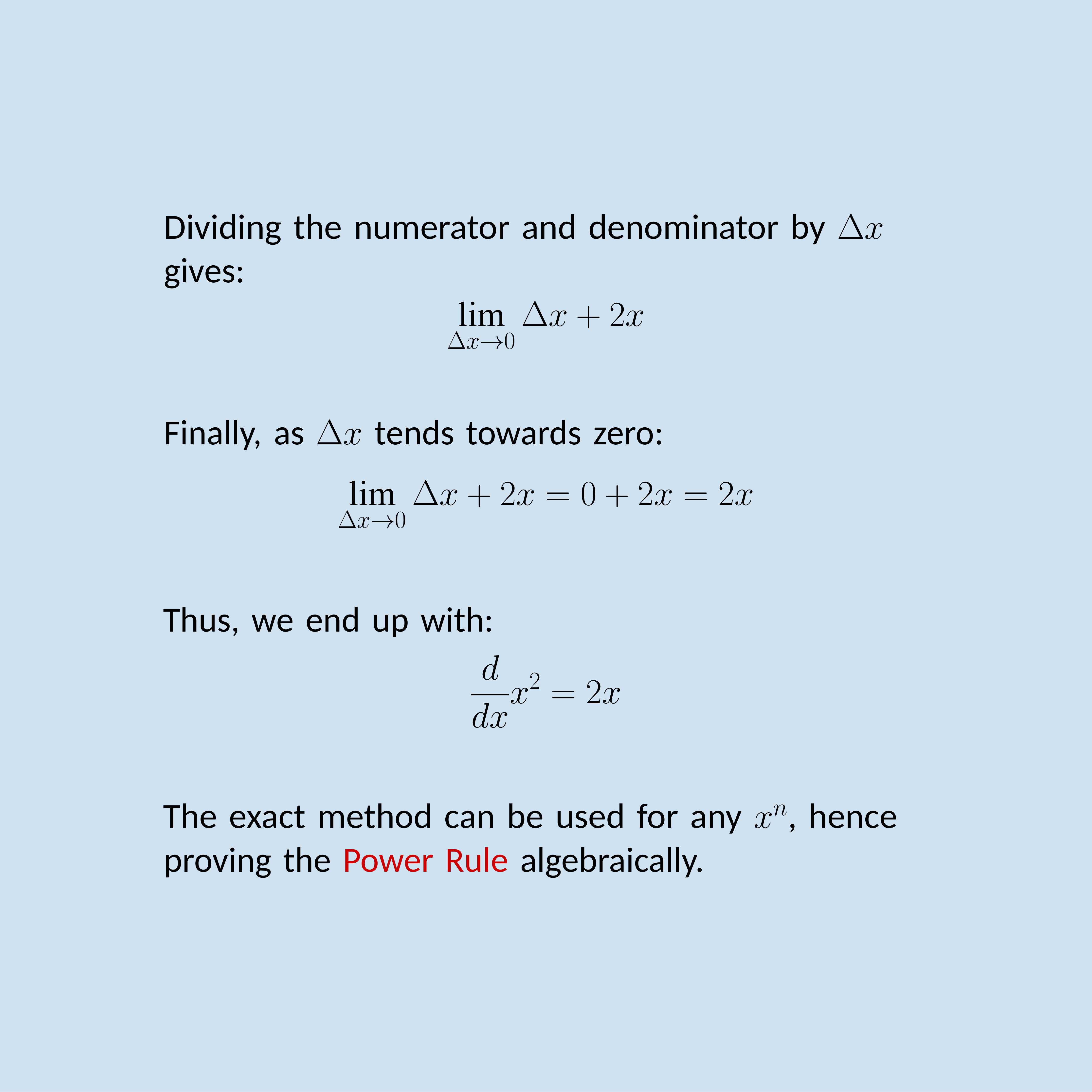 Power rule: Why do we bring down the power and minus 1? - Page 3